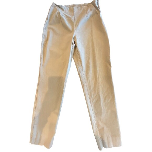 Time &Tru Casual Crop Capri Pants Lot of 2 Womens Size 10 Black and dark beige - Picture 5 of 7